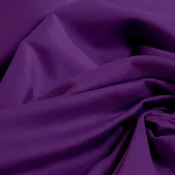 Purple Solid 200 TC Cotton 1 Double King Size Bedsheet with 2 Pillow Covers by Maspar image 3