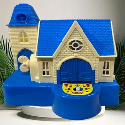 Castle Trending New Model Best Quality Puppy House Piggy Bank Blue Coin Bank-image-14
