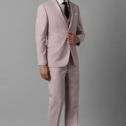 louis philippe Men Single Breasted - 2 button Checkered Suit-picture-34