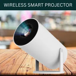 CLAIRBELL Smart (Projector) 1080P & 4K Support Rotatable Design With Netflix/Prime etcP65 (4500 lm / 1 Speaker / Wireless / Remote Controller) Portable Projector-image-76