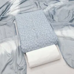 rudraa fab Unstitched Cotton Blend Salwar Suit Material Printed image 1