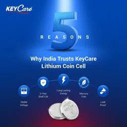 keycare CR1616 Pack of 10 Lithium 3V Battery image 5