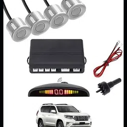 peeps store Car Premium 4 Silver Reverse Parking Sensor-AP25N433 Car Premium 4 Silver Reverse Parking Sensor-AP25N433 Parking Sensor-picture-33