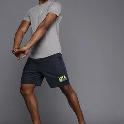 hrx by hrithik roshan Printed Men Blue Sports Shorts-picture-11