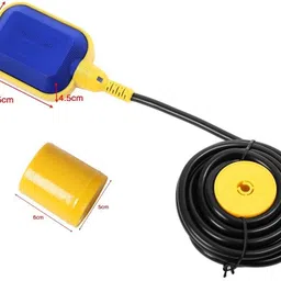 Divinext 250v Waterproof Cable Float Switch Micro switch Based Liquid Fluid Water Level Controller Float Switch/Water Level Regulator/ Liquid Switch With Adjustable Stopper Weight for Tank Pump Sump Pump Water Tank Square Head Cable Floating Switch Automatic Water Level Controller NO/NC Magnetic Sensor Floaty Wired Sensor Security System image 2