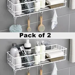 Cutlery Kitchen Rack Cutlery Kitchen Rack Steel Storage Organizer(Pack of 2) for Kitchen Wall Mounted Steel-image-2