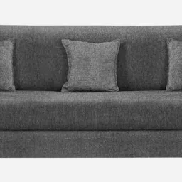 febonic Nebula Fabric 3 Seater Sofa in Charcoal Grey Colour image 4