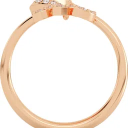 avsar AVR1103PB 14kt Cubic Zirconia Rose Gold ring image 4
