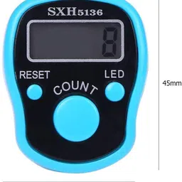 dev samagri LED Display – 5 Digit Handheld Clicker for Prayer, Mantra, Tasbih, Exercise Digital Tally Counter image 2