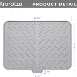 krurotza Rectangular Pack of 1 Table Placemat image 3
