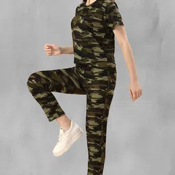 de trendz Solid Women Track Suit image 3