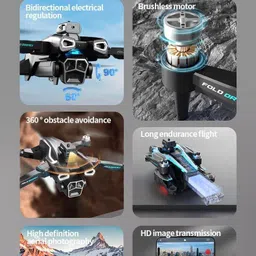 clubics H35 MAX FOLD DRONE 4K Ultra HD Dual Camera, WiFi Drone with Long Battery Life Drone image 3