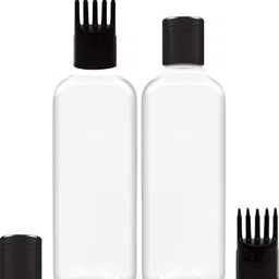 madhya Oil Applicator Bottle for Scalp with Comb Cap for Applying Hair Oil Shampoo image 1