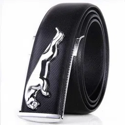 world land Men Casual, Evening, Formal, Party Black Genuine Leather Reversible Belt image 1