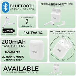 jmax JM TWS 14 Bluetooth Headset image 5