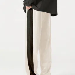 leriya fashion Men Regular Fit White Polycotton Trousers image 3