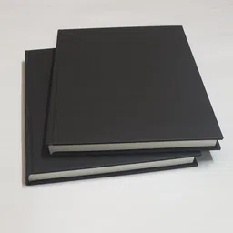 innaxa Hardbound Diary Pack of 2 (Black) A5 Notebook Blank 128 Pages-picture-10