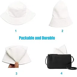 Missby Unisex Cotton Bucket Sun Hat image 3