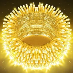 illuminator 22 LEDs 10 m Yellow Steady Bulb Rice Lights-picture-27