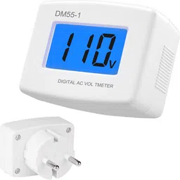 zorbes Electric Voltage Tester LCD Display AC 80 300V Plug In Power Monitor Digital Voltage Tester-picture-21