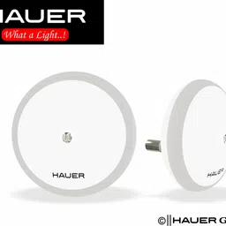 hauer GLOW-MATE Smart LED Premium Night Light Auto Dimming With Auto ON/OFF Sensor LED Night Lamp image 3