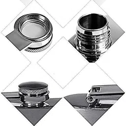 acero inox SS Hip Flask 7 Oz (206 Ml) Liquor Flask Or Alcoholic Beverage Holder (Silver) Stainless Steel Hip Flask image 3