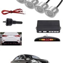 peeps store Universal 4 Silver Reverse Parking Sensor-PS25A444 Universal 4 Silver Reverse Parking Sensor-PS25A444 Parking Sensor-picture-23