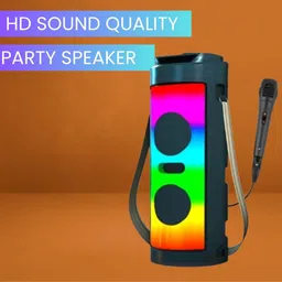 FRONY Game (PORTABLE BLUETOOTH PARTY SPEAKER) With Mic & High Quality Bass SoundC63 40 W Bluetooth Party Speaker-picture-12