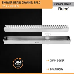 ruhe Floor Stainless Steel Push Down Strainer image 2