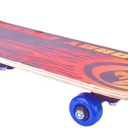 Stylish Art Printed Durable Wooden Skateboard with Smooth Rolling Tyres 13 cm x 8 cm Skateboard-image-14