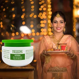 habibs Henna Mehndi Powder Enriched with Bhringraj Amla Reetha For brown shade to hair-picture-26