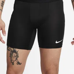 nike Solid Men Black Tights image 2