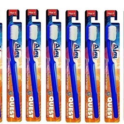 ajay Quest Hard Multicolor 12 pc ToothBrush Hard Toothbrush-picture-18