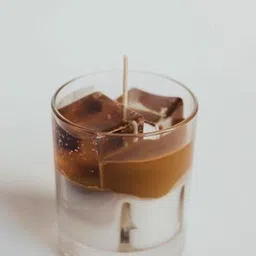 giggles & glow Iced Latte Coffee Candle | Cold Coffee Fragrance Candle for Home & Gifting Candle image 1