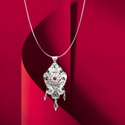 THE VELVET BOX Elegant 925 Silver Locket Silver Pendant-picture-19