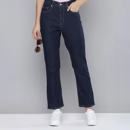 levi's 724 Women Straight Fit High Rise Blue Jeans-picture-37