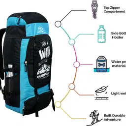 amicoleben Unisex Water Proof Mountain Rucksack Hiking/Trekking/Camping Bag/Backpack Rucksack - 65 L-picture-10