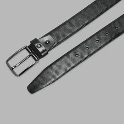 van heusen Men Black Genuine Leather Belt image 4