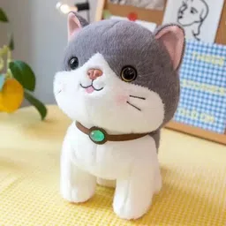 tinytotem Cat Plush Toy | Soft Stuffed Kitten Doll for Girls, Toddlers - 25 cm image 2