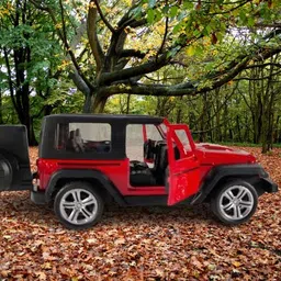 raminderent Thar Die-Cast Car 1:28 Scale–15 cm Metal SUV Pull Back Action & Openable Doors image 4