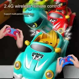 zenobeam RC Battle Bumper Car Toy for Children, Remote Control, Set of 2 image 5