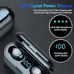 frony F9 Wireless Earbuds Upto 48Hrs Playtime with Crystal Clear Sound High BassB443 Bluetooth Headset image 4