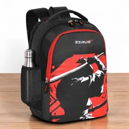 zerus Medium 30 L Laptop Backpack Samurai Print School College Travel Bag for Boys Men Students-picture-13