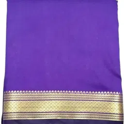Ishrattextile Traditional Silk Dhoti 4 mtr Woven Women Dhoti-image-25