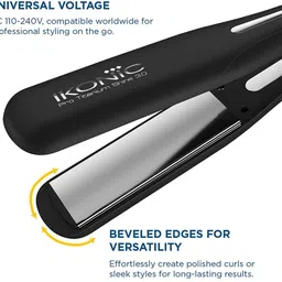 RLN pro staright Ikonic Pro Titanium Shine 3.0 with Dual Titanium Floating Plates Hair Straightener image 4