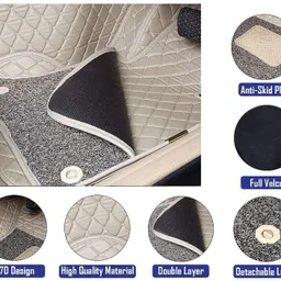 euro care Leatherite 7D Mat For Skoda Rapid image 3