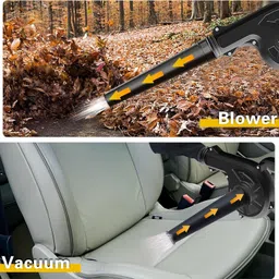 xengva 2-in-1 Portable Blower for Lawn, Garden, and Car Cleaning Forward Curved Leaf Blower image 3