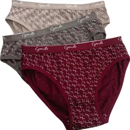 cymrite Pack of 3 Women Hipster Multicolor Panty-picture-29