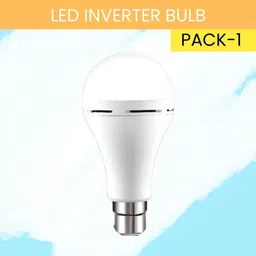 syara 12W Emergency Inverter Bulb, Rechargeable Emergency Led Bulb For Power CutsU380 4 hrs Bulb Emergency Light image 1