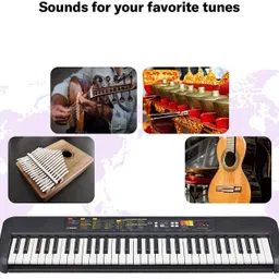 yamaha PSR F52 With Blueberry KB-40 Bag, Digital Portable Keyboard image 4